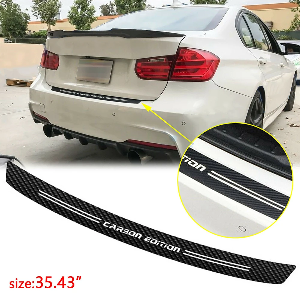 Универсальная 4D пленка из углеродного волокна защитная пластина для багажника