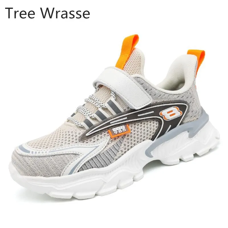 

Boys Running Shoes Spring New Fashion Children's Mesh Shoes 2021 Casual And Comfortable Student Non-Slip Sneakers Tree Wrasse