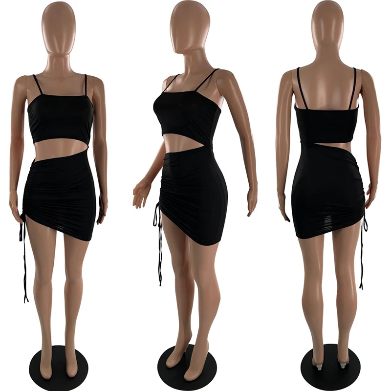 

Sexy Mini Dress Solid Strapless Dresses For Women 21 Summer Elegant Green Red Hollow Out Fashion Clothes Female Feminina CX1610