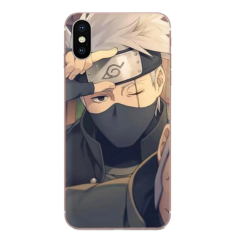 ТПУ стильный корпус Наруто Какаши аниме для Galaxy Alpha Note 10 Pro A10 A20 A20E A30 A40 A50 A60 A70 A80 A90
