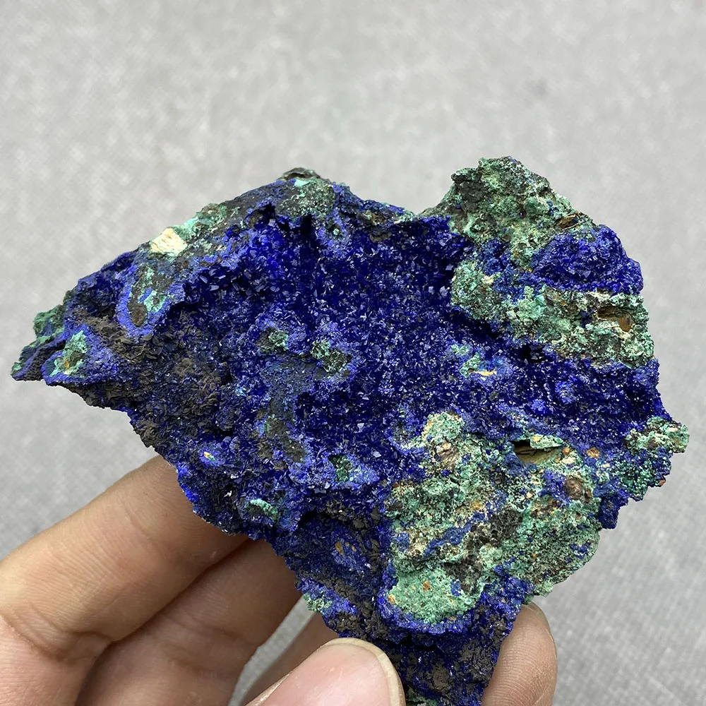 

Natural azurite mineral cristal espcime da provncia de anhui, china