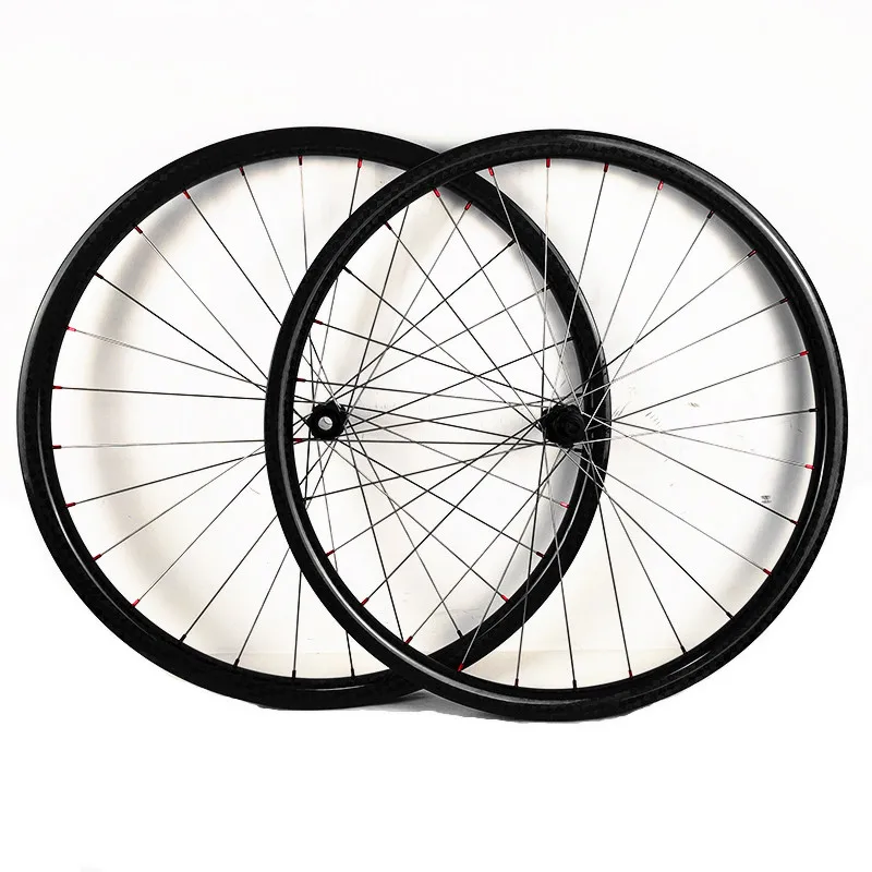 

bicicleta aro 29 disc wheelset asymmetric AM 45x25mm tubeless DT 180S 110x15 148x12 mtb bike carbon wheels titanium alloy spokes