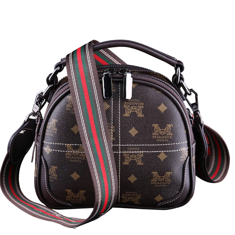 

Genuine Leather Women Circular Bags Luxury Designer Retro Prints Handbags Ladies Designer Purses and Handbags Channels Handbags