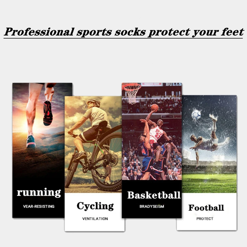 

2021 Elite Cycling Socks Summer Breathable Fabric Sports Socks Solid Color Design Wear-resistant Running Socks