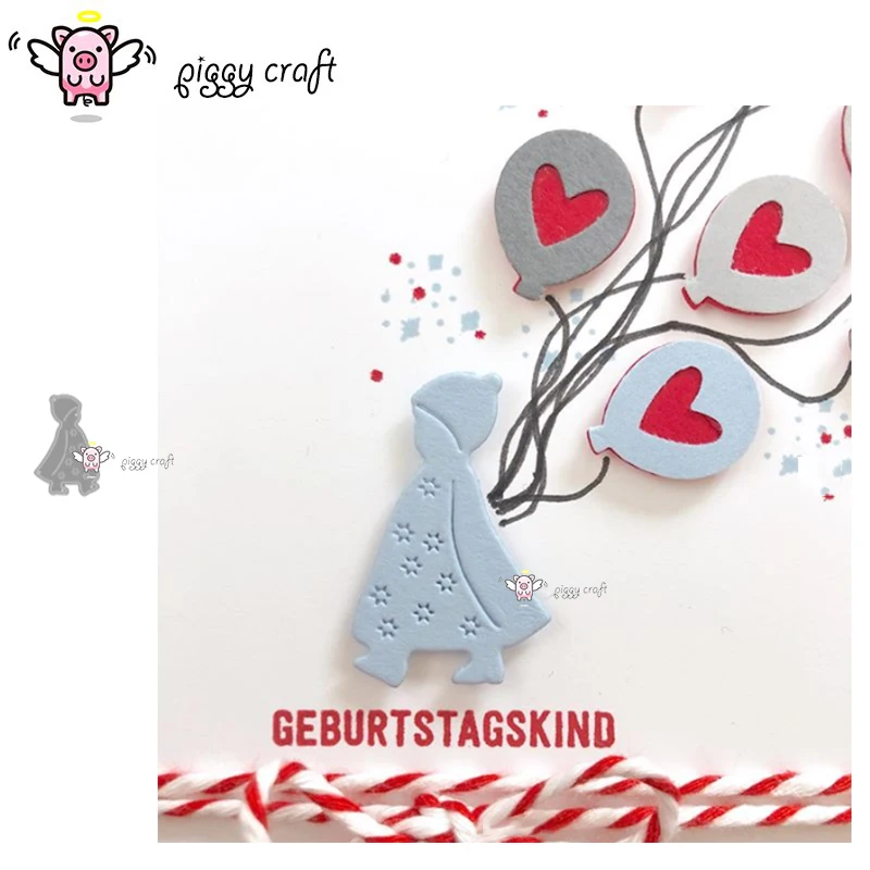 Свинья для рукоделия металлический Трафаретный вырубной штамп кроя поделочная