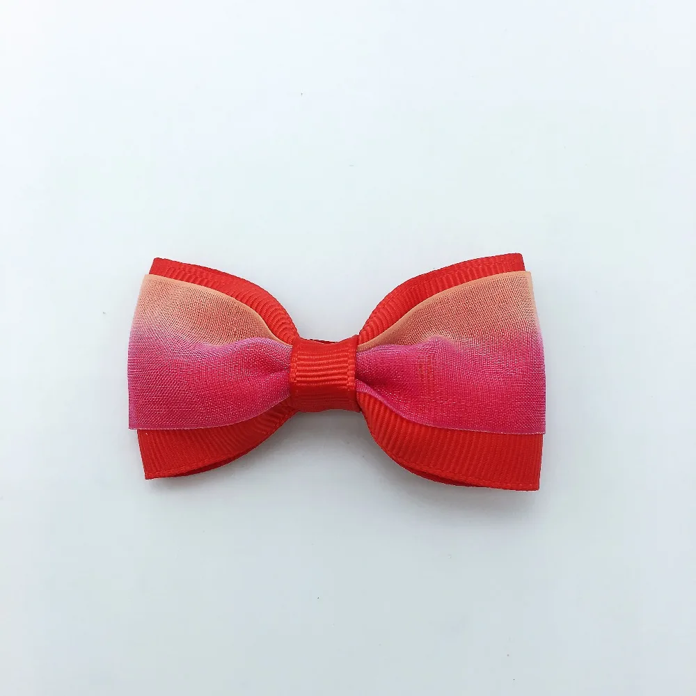 20 шт./лот твердого Бутик Grosgrain ленты для девочек с маленьким бантом; резинка для волос, обтянутая тканью; зажим для галстука лента для волос, бабочка Сделай Сам DIY бигуди для волос Аксессуары Лучший подарок
