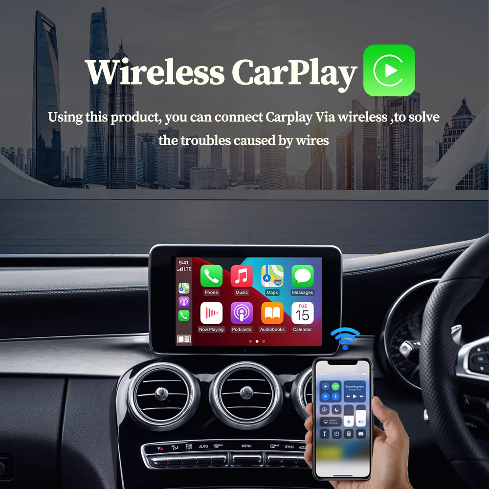 carplay ai box for apple tv box car radio android multimedia player box carplay to android system plug and play mirror link free global shipping