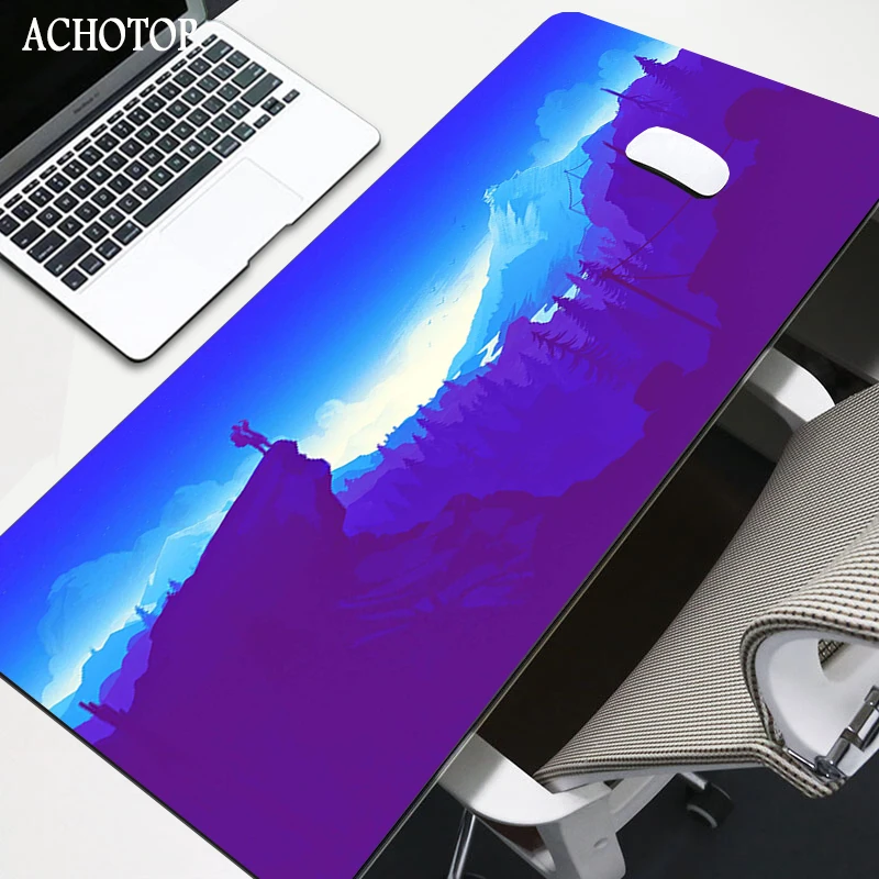 

Deep forest firewatch Keyboards Carpet Rubber Art Mousepad Desk Mat Free Shipping Large XXL Mouse Pad Keyboard Office Mousemat