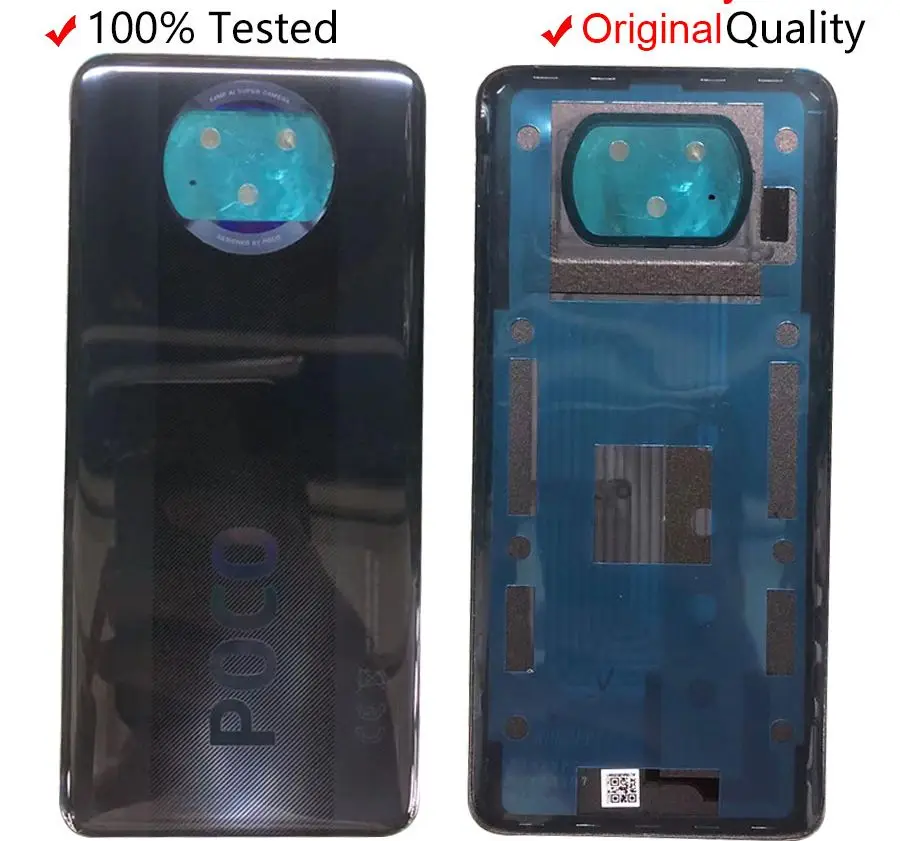 

ORIGINAL For Xiaomi Poco X3 Pro Battery Cover Back Glass Panel Rear Housing For Xiaomi Poco X3 Back Cover x3 NFC Back Housing
