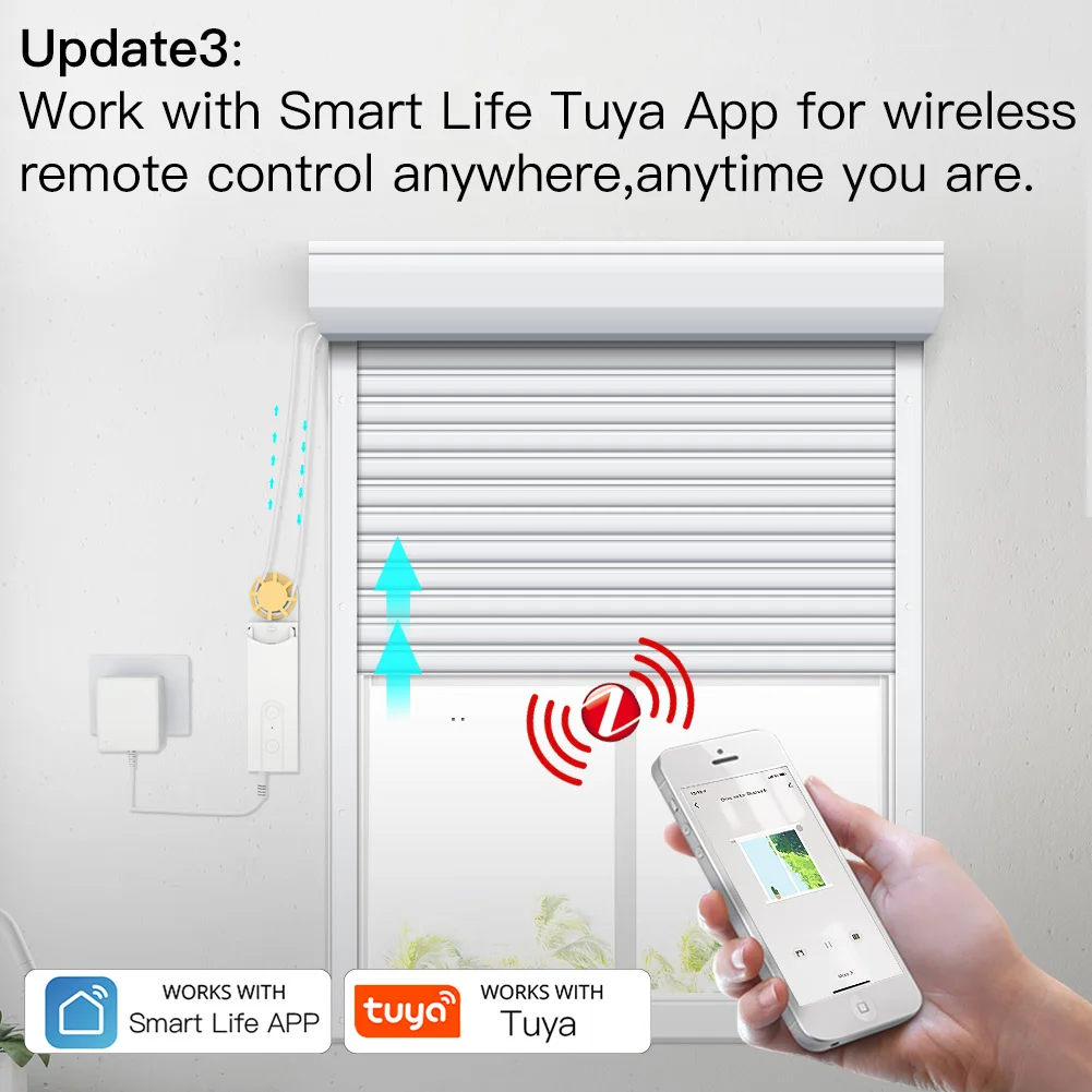 Моторный концентратор ZigBee Smart &quotсделай сам&quot моторизованные шторы на роликах
