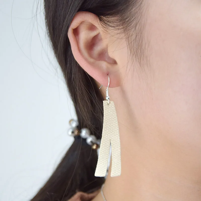 Новые деревянные штампованные серьги сделай сам крутая подвеска японская сталь