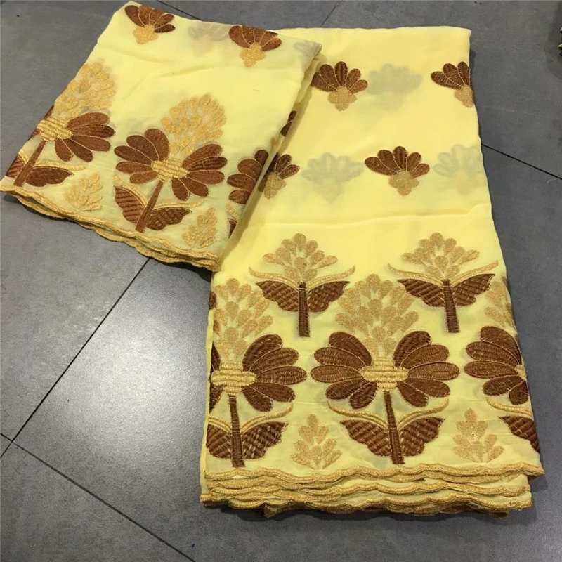 

100% Cotton Fabric African Lace Fabric 2021 High Quality Swiss Voile Lace In Switzerland Nigerian Lace Fabric 5+2 Yards