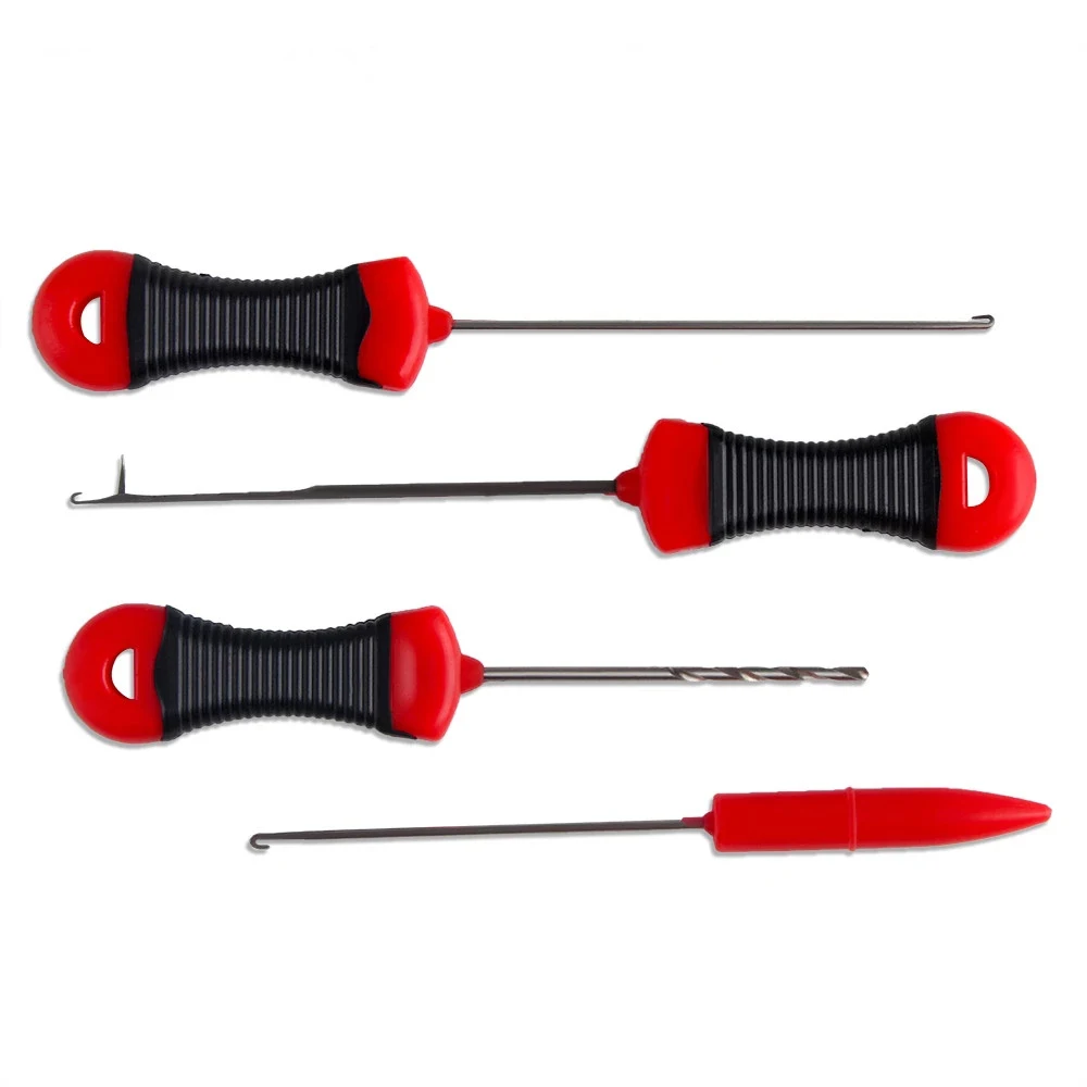 

1-4pcs Carp Fishing Boilie Bait Drill Baiting Needle Gate Needle Pellet Hair Rigs Splicing Making Tools Rigs Loading Accessories