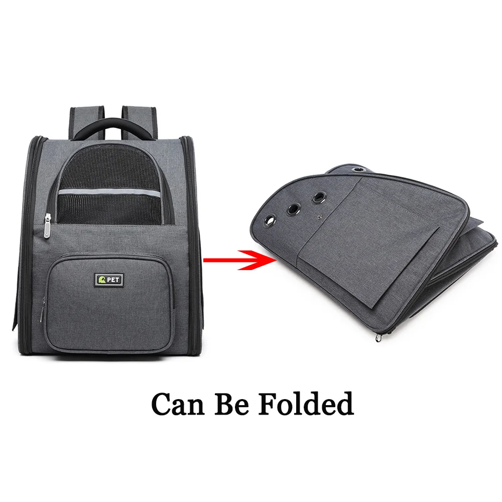 

Pet Backpack Portable Outdoor Pet Cat Travel Bag Mesh Breathable Bag Pet dog Outdoor Backpack Foldable Shoulder Pet Backpack