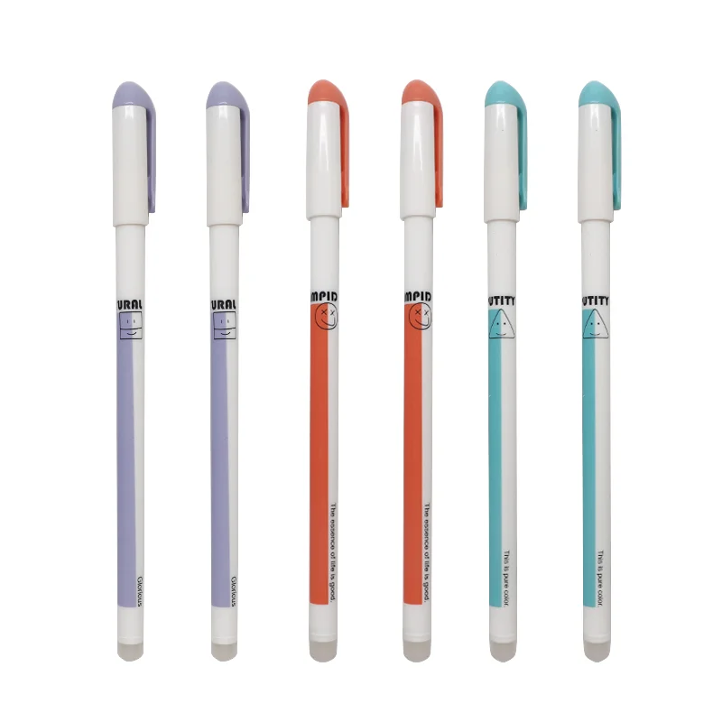 

3/6 Pcs/Set 0.38mm Washable Handle Erasable Pen Refill Blue Ink Magic Gel Pen School Office Writing Supplies Student Stationery