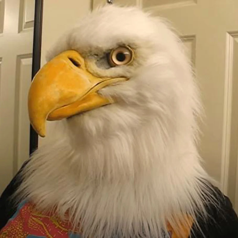 Головной убор с изображением животных орлы Хаски собака Черный кот головной на