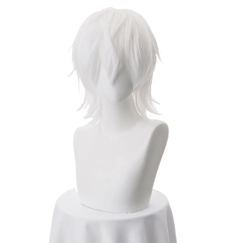 Anime Toaru Majutsu No Index Accelerator Cosplay Short Straight Heat Resistant Synthetic Hair White Wig