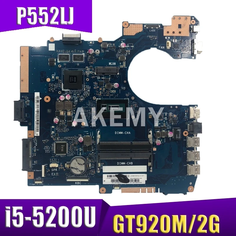 Материнская плата P552LJ для Asus P552LA P552L PRO552L PRO552LJ P2520LA P2520LJ ноутбука i5 5200U