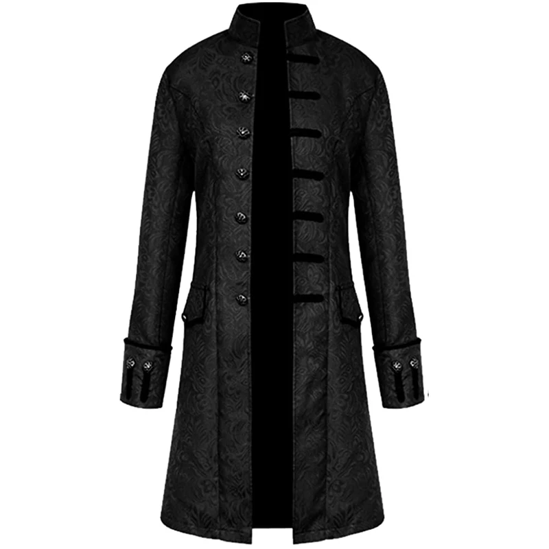 Xxxxl xxxl размера плюс косплей мужской стимпанк винтажная куртка костюм на Хэллоуин