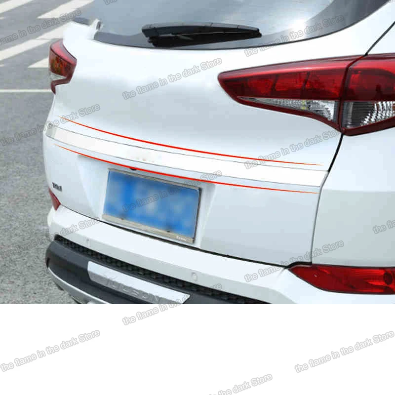 Накладки на багажник автомобиля из нержавеющей стали для Hyundai Tucson 2015 2016 2017 2018 2019