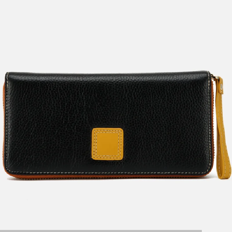 

New Ladies Wallet Leather Long Fashion 2020 Japan And South Korea Zipper Large Capacity Soft Leather Wallet Clutch