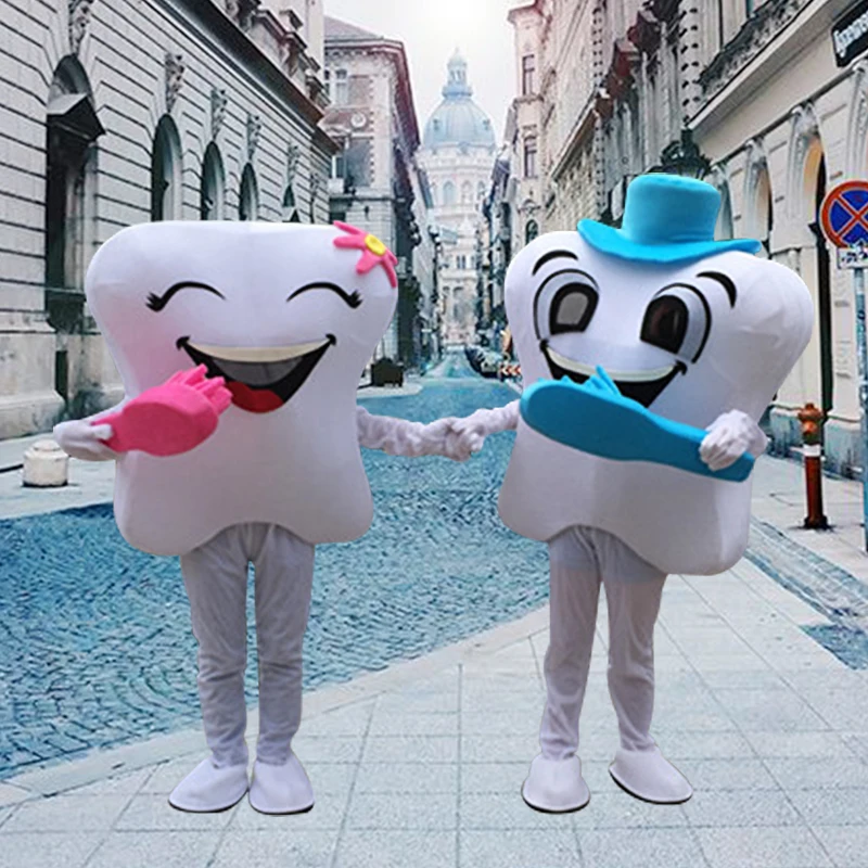 

Cartoon doll costume dental hospital mascot animation doll doll costume performance performance props headgear Customized custom