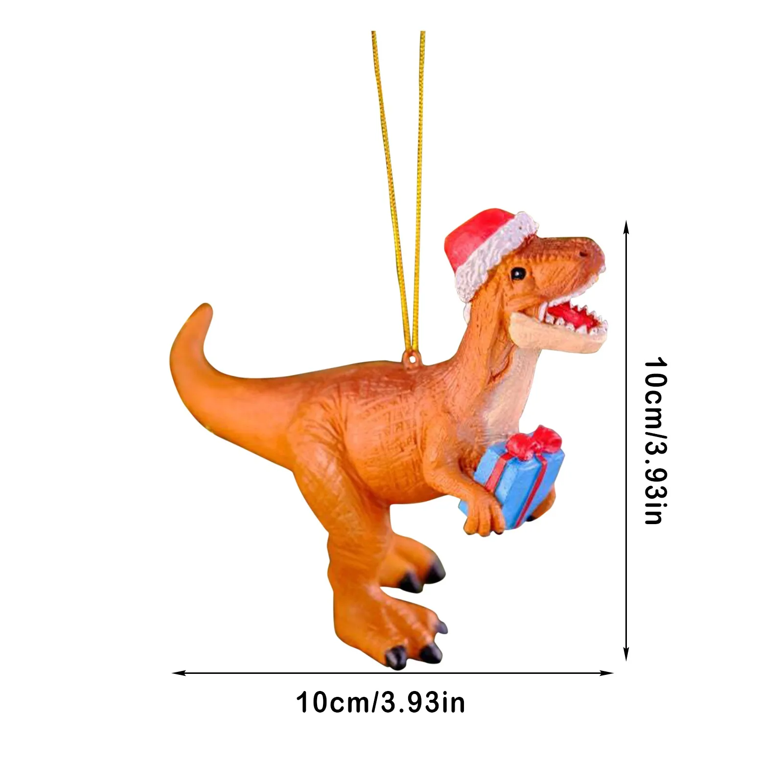Dinosaur Christmas Tree Ornament Pendant Resin Hanging Decoration | Дом и сад