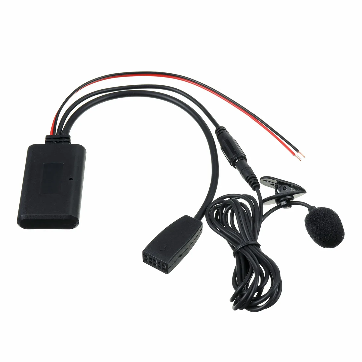 

Bluetooth Aux приемник Кабель-адаптер с микрофоном для 10-контактный компакт-дисков головное устройство аудио Интерфейс для BMW E46 2002 2003 2004 2005 2006
