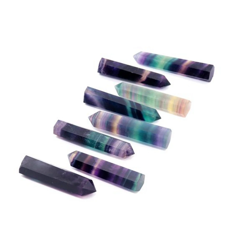 

Натуральный зеркальный камень для обработки столбов, шестигранный кристалл, чакра, дух, драгоценный камень, рукоделие