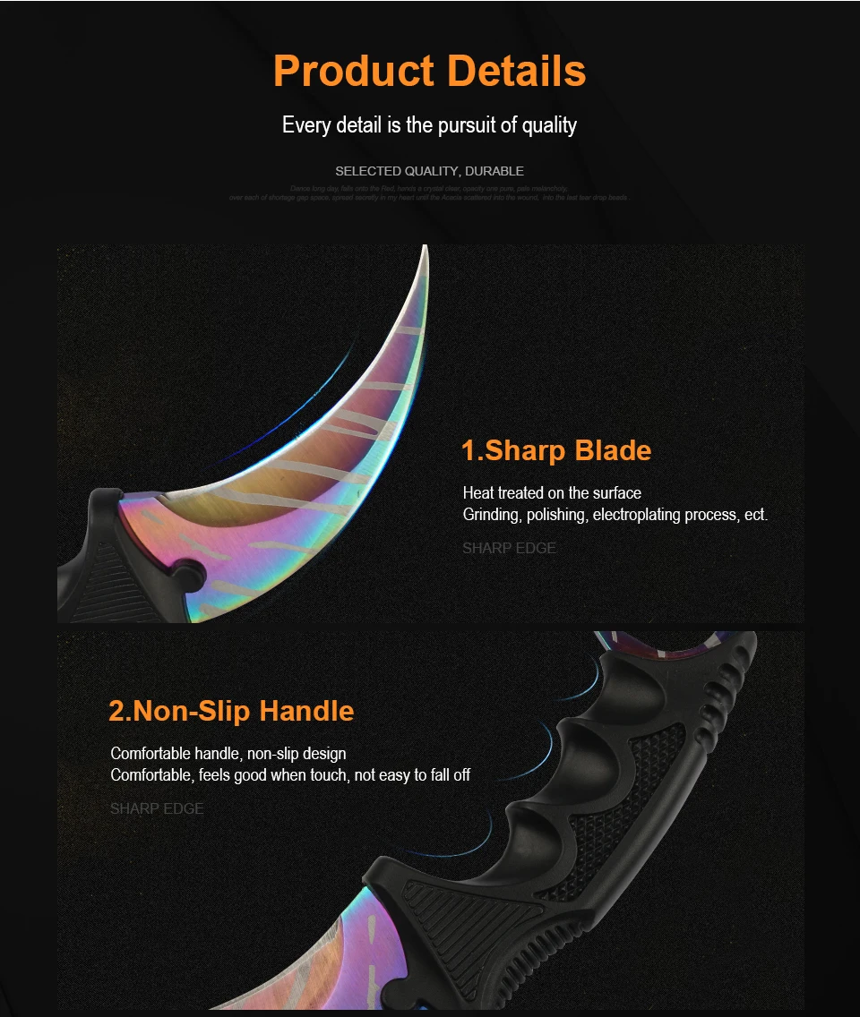 JelBo Karambit нож с оболочкой портативный карманный нож лезвие из нержавеющей стали Складной нож инструменты для охоты