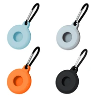 silicone case compatible with airtags case 2021 brand new waterproof and washable keychain for airtags grey blue black orange