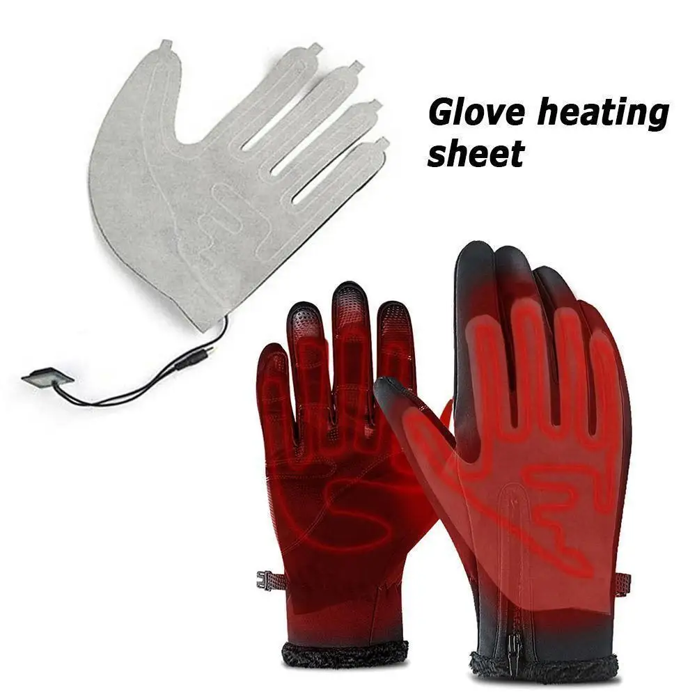 

Glove Heating Pad Usb Heating Heater Portable Washable Durable Electric Sheet Thermal Mitts Three-level Temperature