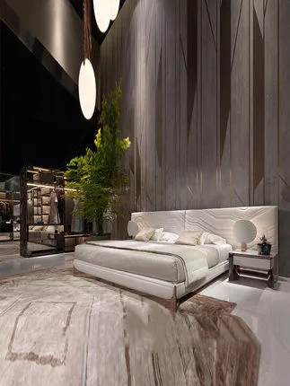 Модная Горячая Распродажа двуспальная кровать мастер Спальня 2021 Новый Тип