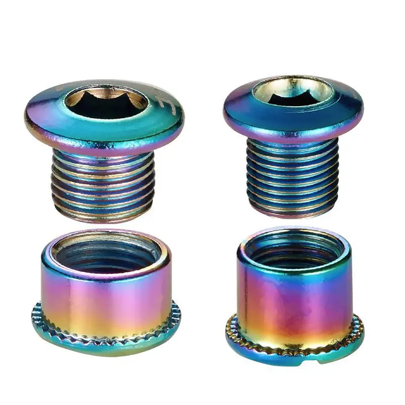 KRSEC 4 шт. звездочки для горного велосипеда болты из высокоуглеродистой стали