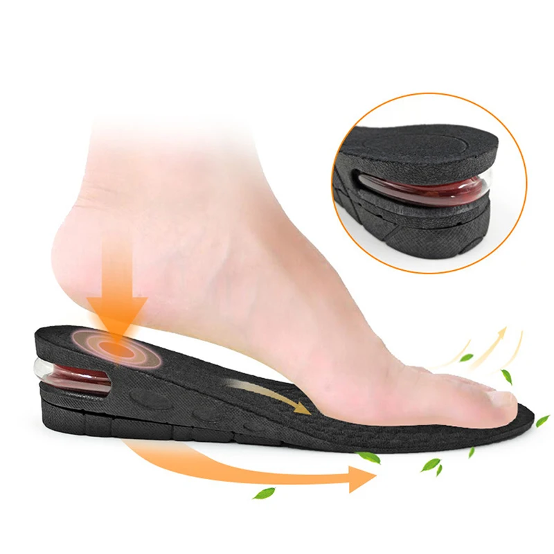 

1 Pair New Increase Insole Invisible Inner Raised Pad Sports Comfort Warmth Full Pads Inner Raised Full Pad For Adults