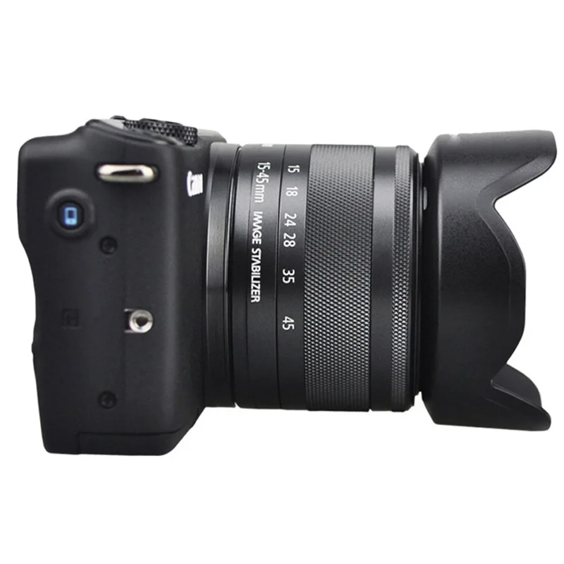 Бленда объектива EW-53 49 мм ew 53 EW53 Реверсивные аксессуары для камеры Canon EOS M10 EF-M 15-45 f/3