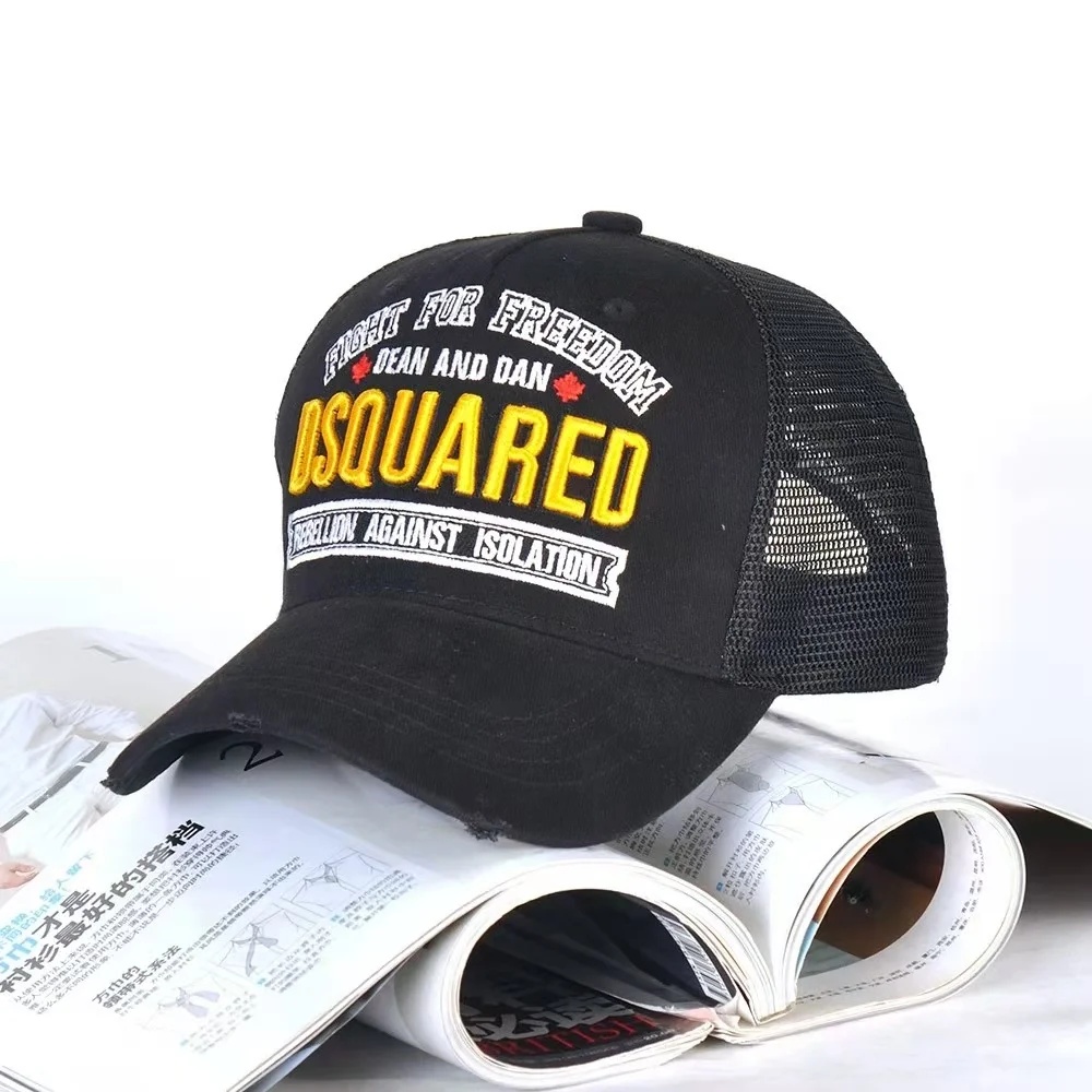 

DSQ2021 four-season trend famous European and American style classic Joker couple hat baseball cap cap cap truck driver hat