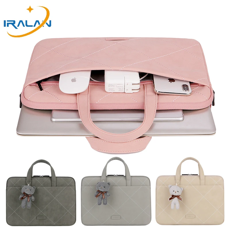 Женская сумка 2019 матовая кожаная для ноутбука 13 3 14 15 4 6 Для Macbook Xiaomi Air 2018 чехол