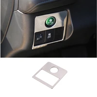 for honda hrv hr v vezel 2014 2015 2016 2017 2018 car headlamps adjustment switch panel cover trim stainless steel car styling