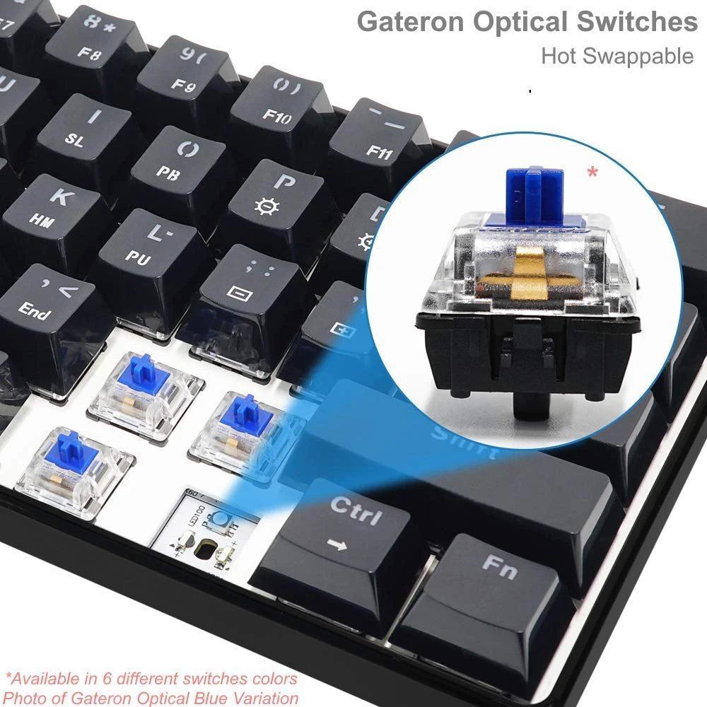 skyloong mini portable 60 mechanical keyboard wireless bluetooth gateron mx rgb backlight gaming keyboard gk61 sk61 for desktop free global shipping