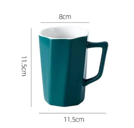

Creative coffee mug mark cup with cover and spoon gift scald protection tools Blind box accessories for desk
