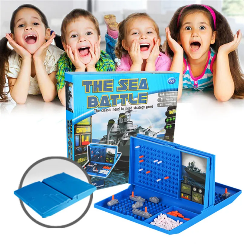

Educational Classic Battleship Game Strategy Board Game Sea Battle Toy Retro Series Toys For Children Adult 40N19