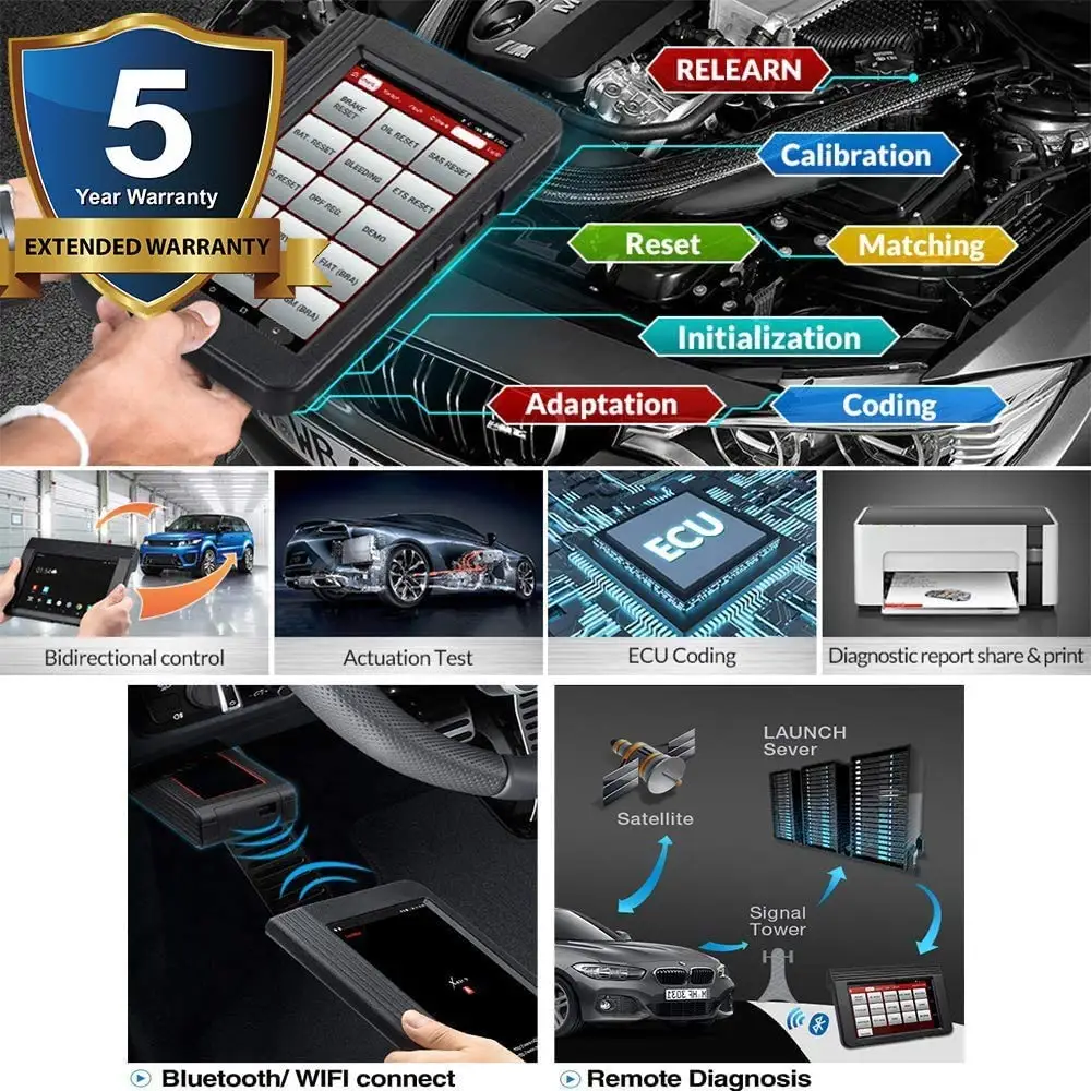 Launch X431 V4.0 автомобильный OBD2 Профессиональный диагностический инструмент полная