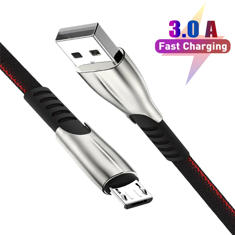 Кабель Micro USB в нейлоновой оплетке для быстрой зарядки и синхронизации данных Samsung