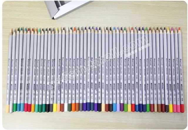 free shipping color Marco Fine Art Drawing Pencils Non-toxic for writing drawing sketches pencils 48pcs different colors
