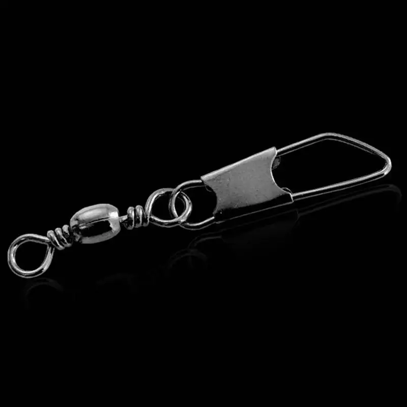 30 шт. латунные рыболовные Вертлюги твердые кольца леска Соединитель с