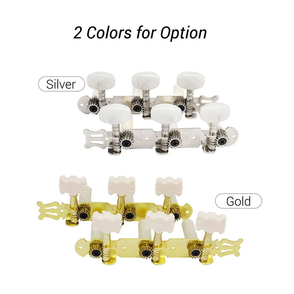 2pcs Classical Guitar Machine Heads Knobs String Tuning Pegs Tuners Keys Accessories | Спорт и развлечения