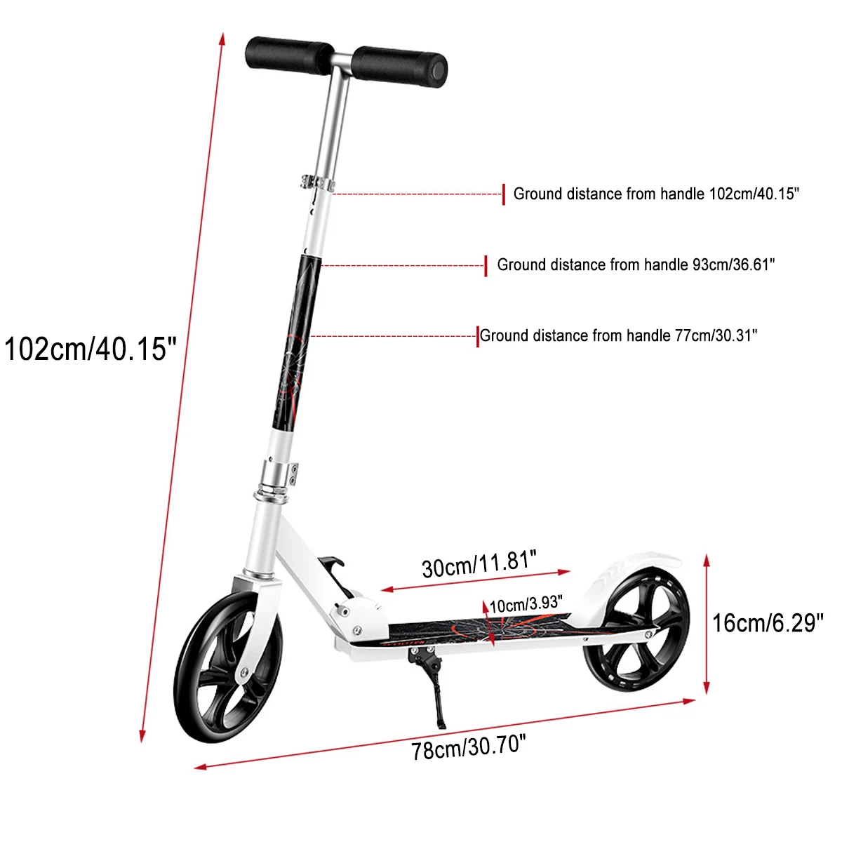 

Foldable Kick Scooter Disk Brake Tech Team Scooter Disk Brake & Sport 2020 Adult Scooter With Metal Foot Support Lightweight