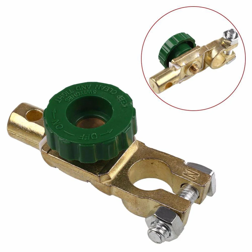 

Quick Practical Replacement Car Easy Install Terminal Link Disconnector Alloy Truck Protection Battery Cut Off Switch