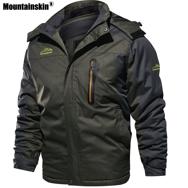 Мужская Флисовая Куртка Mountainskin теплая спортивная ветровка для активного отдыха